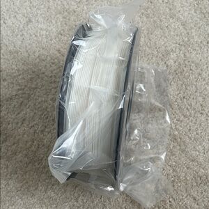 Ender PLA 3D Filament: White Blank Media Spool for 3D Printers - Reliable Feed